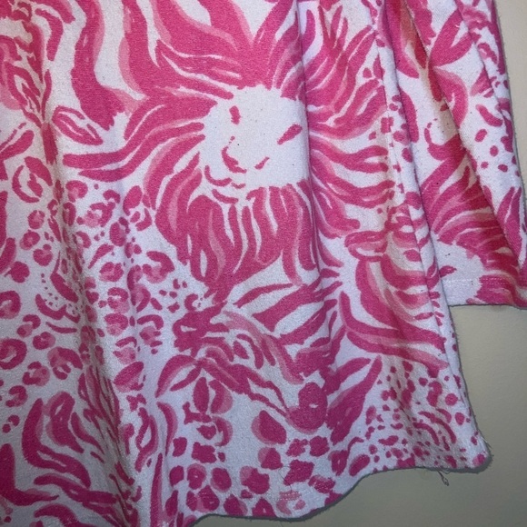 Lilly Pulitzer Pink and White Floral Swim Coverup - Picture 13 of 14